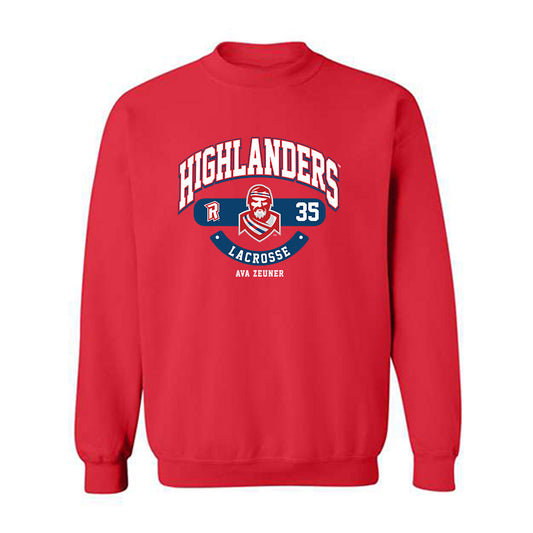 Radford - NCAA Women's Lacrosse : Ava Zeuner - Classic Fashion Shersey Crewneck Sweatshirt-0