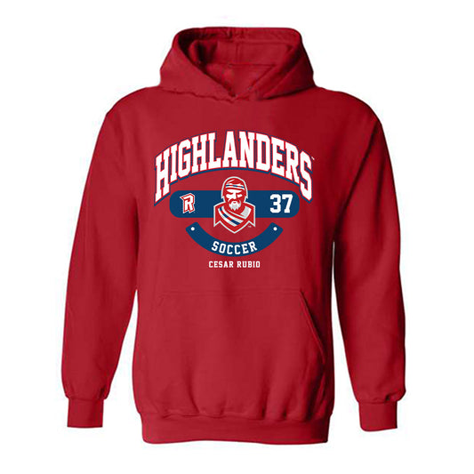 Radford - NCAA Men's Soccer : Cesar Rubio - Classic Fashion Shersey Hooded Sweatshirt-0
