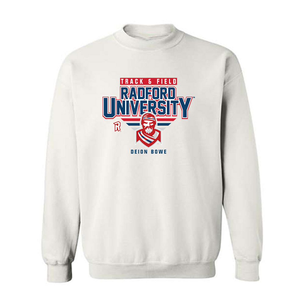 Radford - NCAA Men's Track & Field : Deion Bowe - Classic Fashion Shersey Crewneck Sweatshirt-0