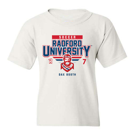 Radford - NCAA Men's Soccer : Dax Booth - Classic Fashion Shersey Youth T-Shirt-0