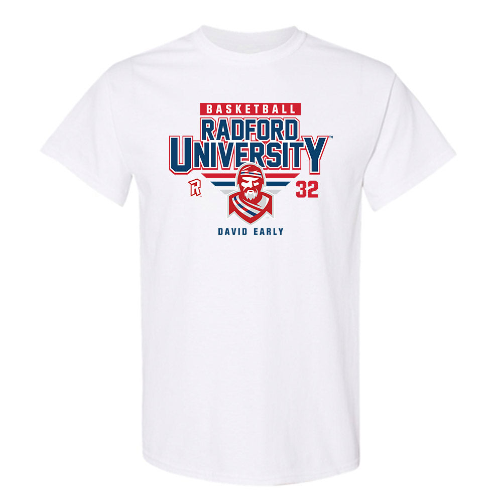 Radford - NCAA Men's Basketball : David Early - Classic Fashion Shersey T-Shirt