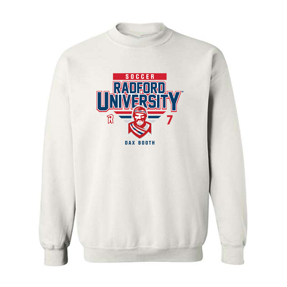 Radford - NCAA Men's Soccer : Dax Booth - Classic Fashion Shersey Crewneck Sweatshirt-0
