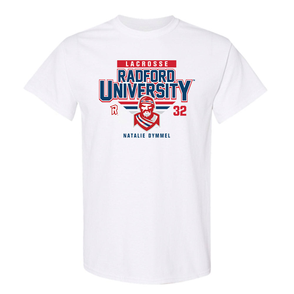 Radford - NCAA Women's Lacrosse : Natalie Dymmel - Classic Fashion Shersey T-Shirt-0