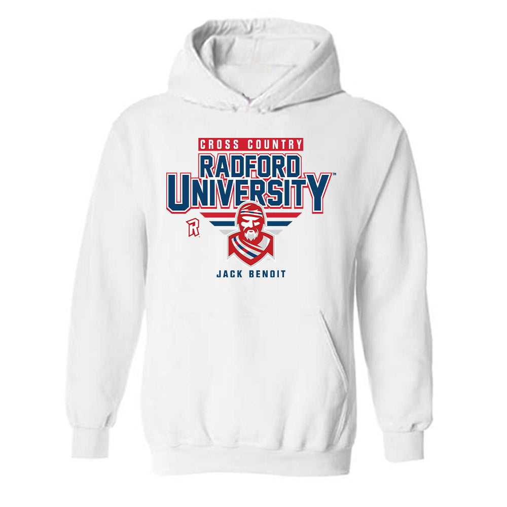 Radford - NCAA Men's Cross Country : Jack Benoit - Classic Fashion Shersey Hooded Sweatshirt-0