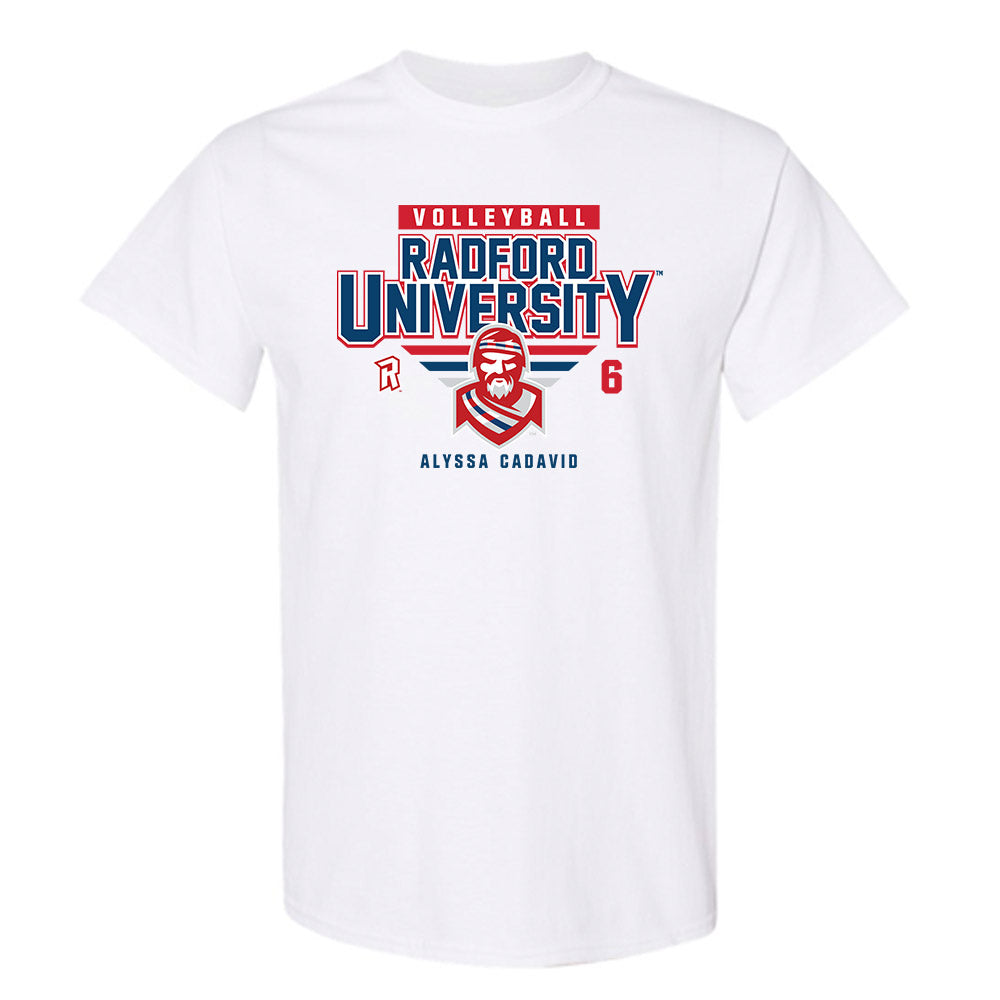 Radford - NCAA Women's Volleyball : Alyssa Cadavid - Classic Fashion Shersey T-Shirt-0