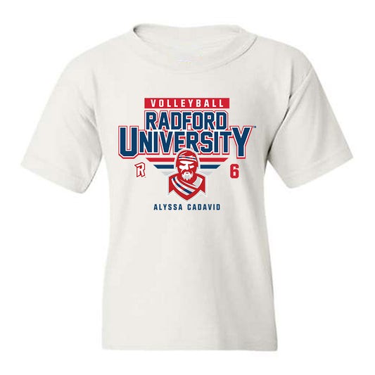 Radford - NCAA Women's Volleyball : Alyssa Cadavid - Classic Fashion Shersey Youth T-Shirt-0