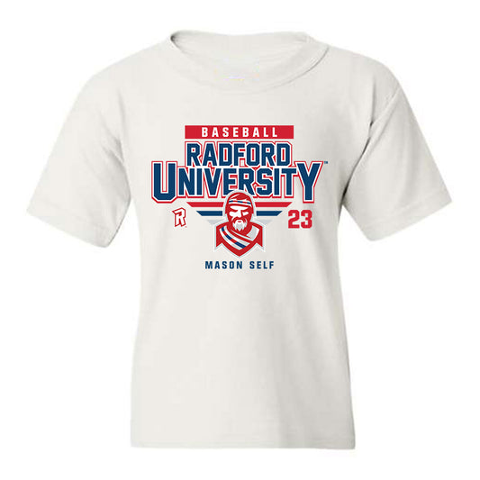 Radford - NCAA Baseball : Mason Self - Classic Fashion Shersey Youth T-Shirt