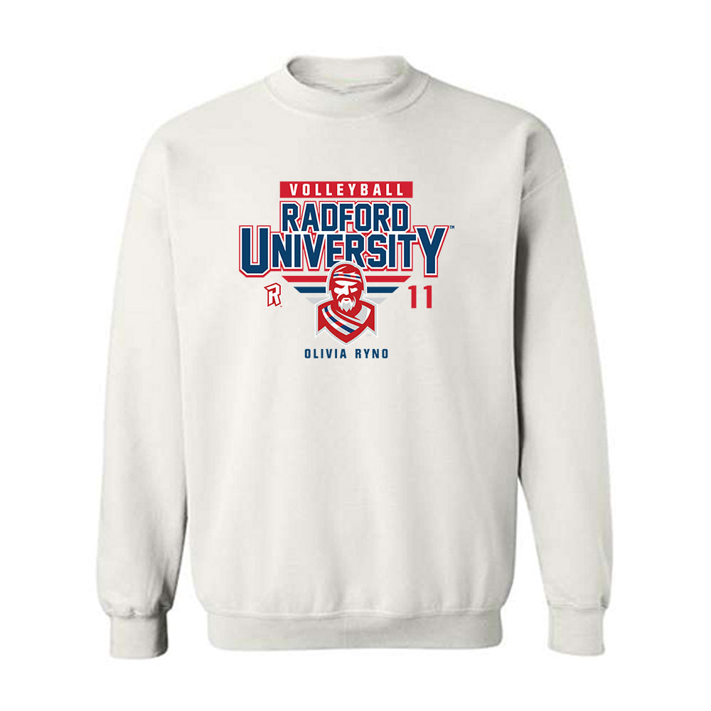 Radford - NCAA Women's Volleyball : Olivia Ryno - Classic Fashion Shersey Crewneck Sweatshirt-0