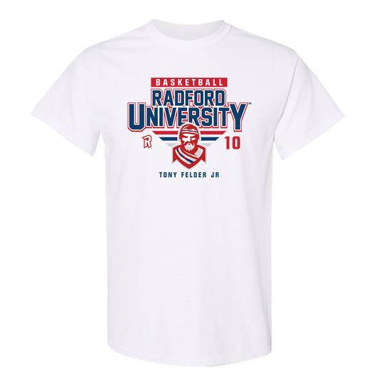 Radford - NCAA Men's Basketball : Tony Felder Jr - Classic Fashion Shersey T-Shirt