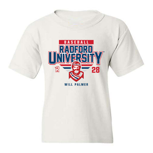 Radford - NCAA Baseball : Will Palmer - Classic Fashion Shersey Youth T-Shirt-0