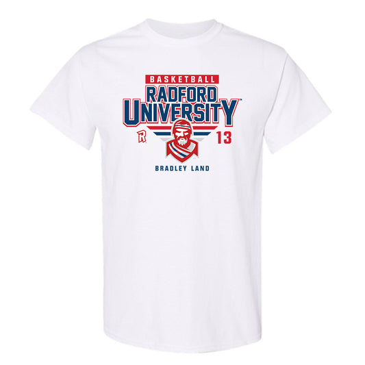 Radford - NCAA Men's Basketball : Bradley Land - Classic Fashion Shersey T-Shirt-0