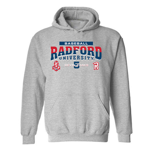 Radford - NCAA Baseball : Devin Parks - Classic Fashion Shersey Hooded Sweatshirt-0