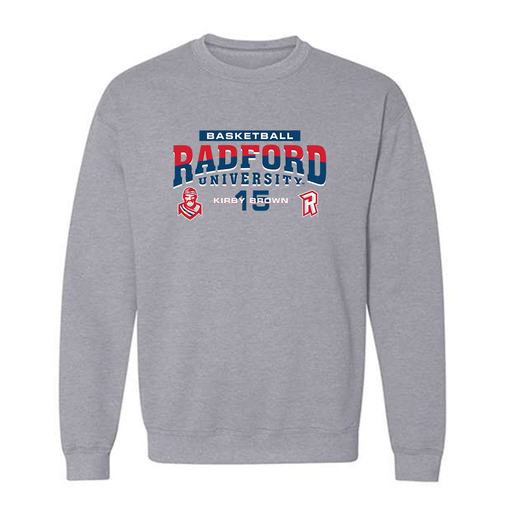 Radford - NCAA Women's Basketball : Kirby Brown - Classic Fashion Shersey Crewneck Sweatshirt
