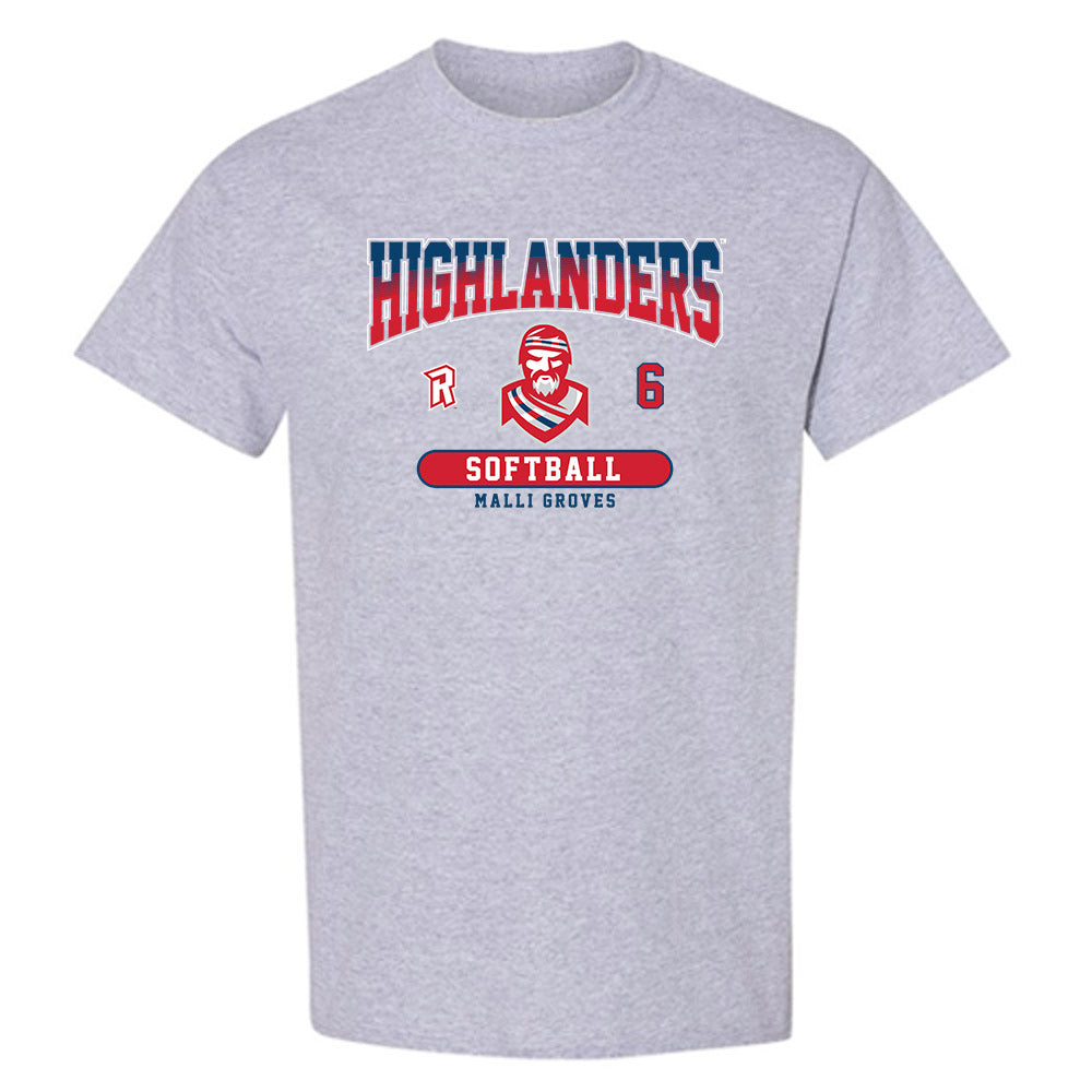 Radford - NCAA Softball : Malli Groves - Classic Fashion Shersey T-Shirt-0