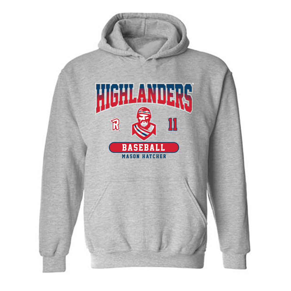 Radford - NCAA Baseball : Mason Hatcher - Classic Fashion Shersey Hooded Sweatshirt