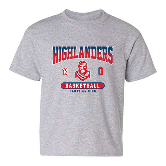Radford - NCAA Men's Basketball : LaDavian King - Classic Fashion Shersey Youth T-Shirt-0