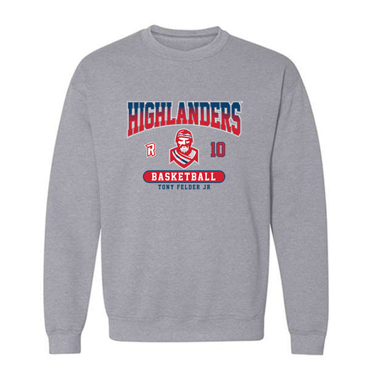 Radford - NCAA Men's Basketball : Tony Felder Jr - Classic Fashion Shersey Crewneck Sweatshirt