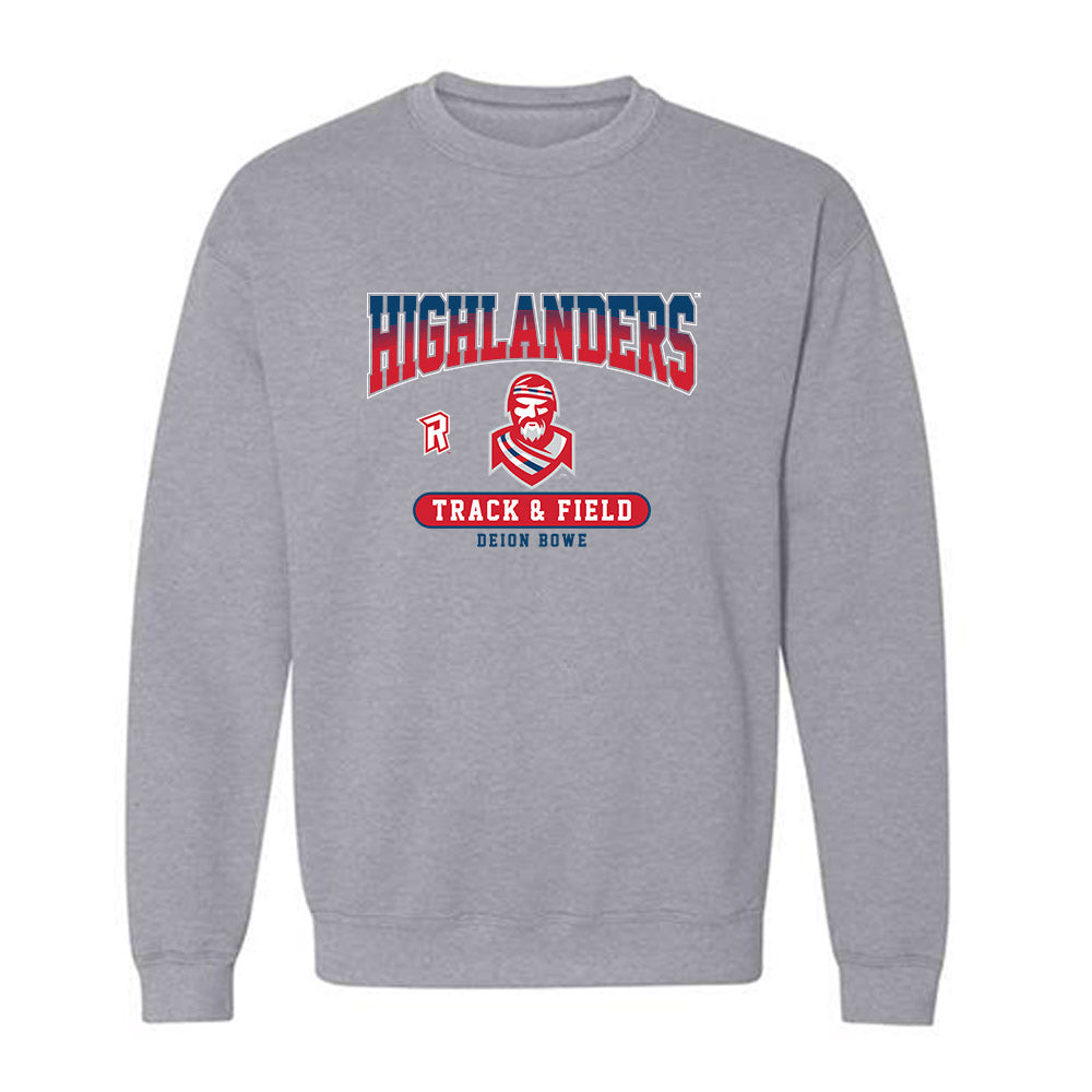 Radford - NCAA Men's Track & Field : Deion Bowe - Classic Fashion Shersey Crewneck Sweatshirt-0