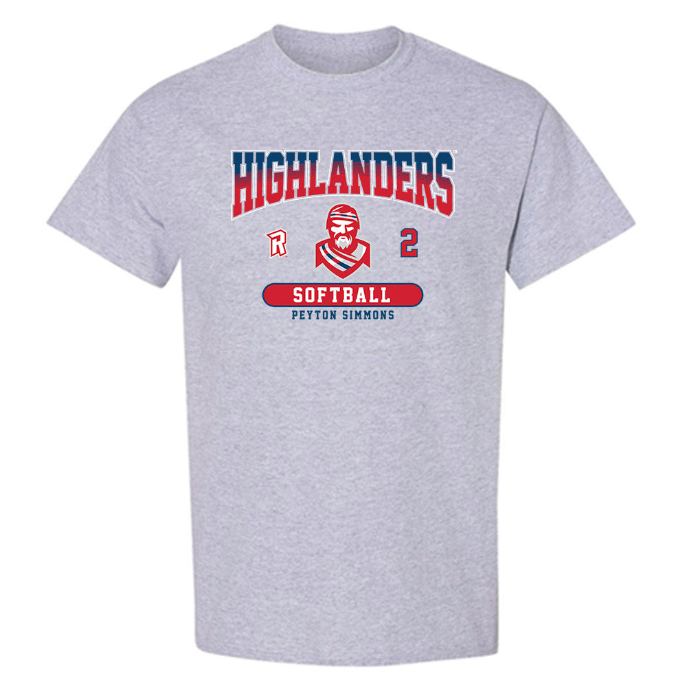 Radford - NCAA Softball : Peyton Simmons - Classic Fashion Shersey T-Shirt-0