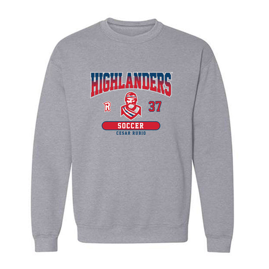 Radford - NCAA Men's Soccer : Cesar Rubio - Classic Fashion Shersey Crewneck Sweatshirt-0
