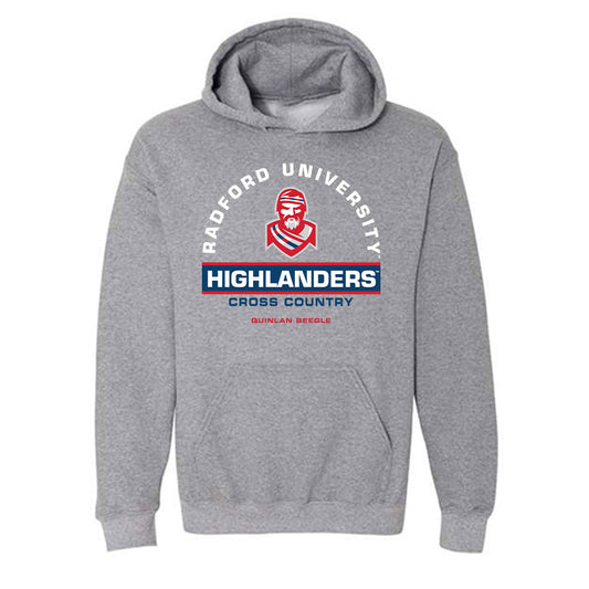 Radford - NCAA Men's Cross Country : Quinlan Beegle - Classic Fashion Shersey Hooded Sweatshirt-0
