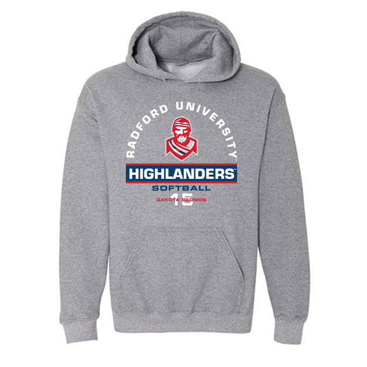 Radford - NCAA Softball : Dakota Redmon - Classic Fashion Shersey Hooded Sweatshirt-0