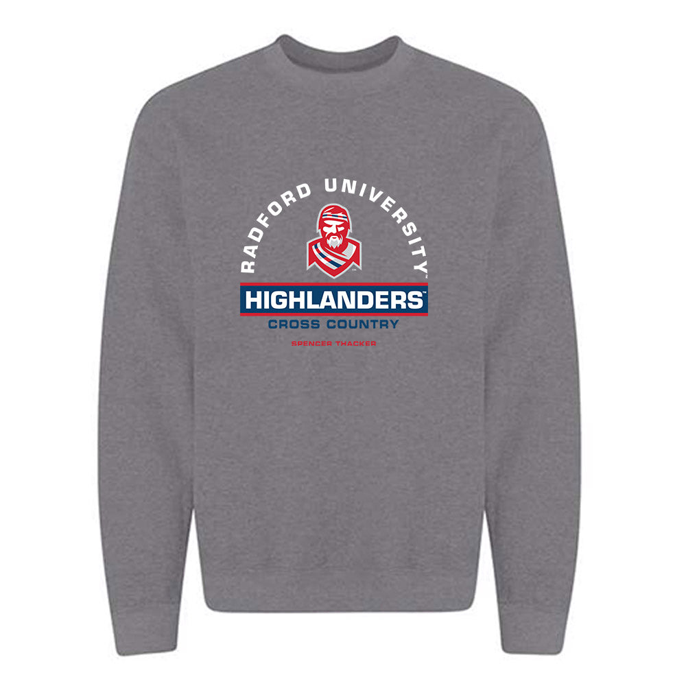 Radford - NCAA Men's Cross Country : Spencer Thacker - Classic Fashion Shersey Crewneck Sweatshirt-0
