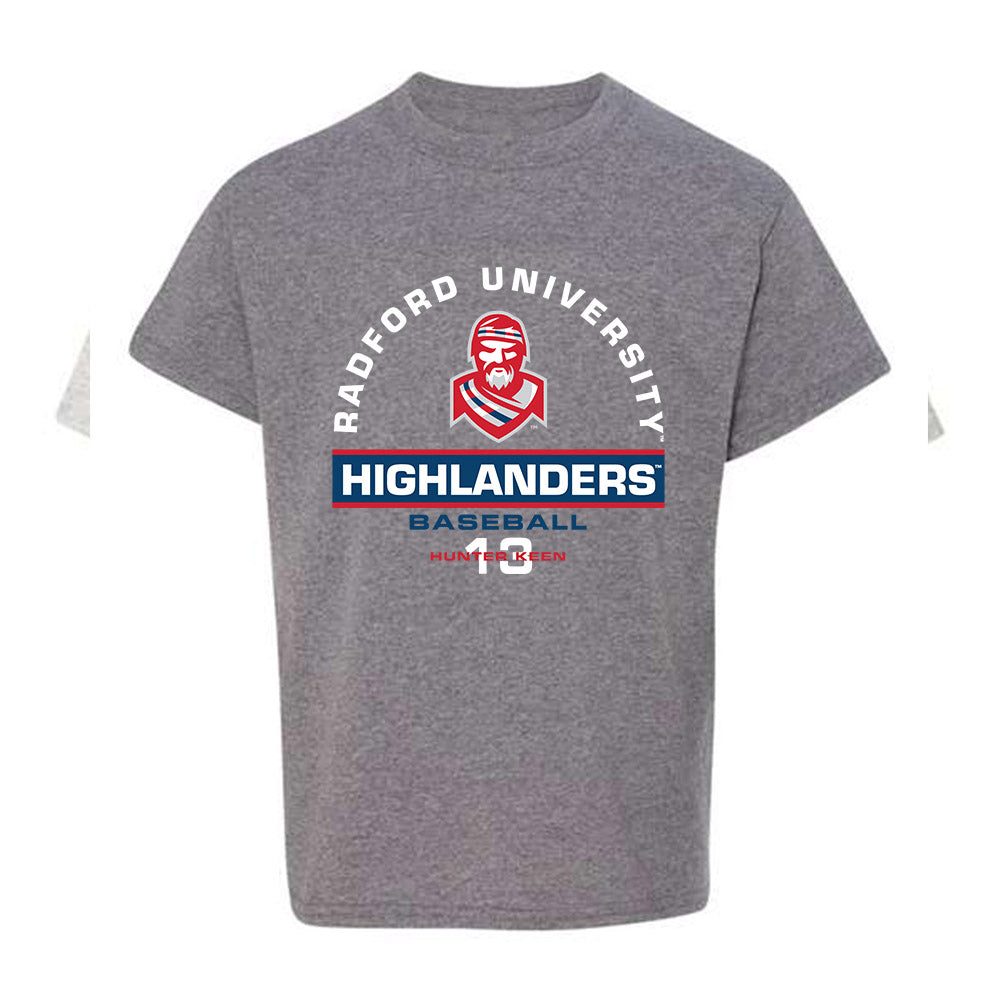 Radford - NCAA Baseball : Hunter Keen - Classic Fashion Shersey Youth T-Shirt