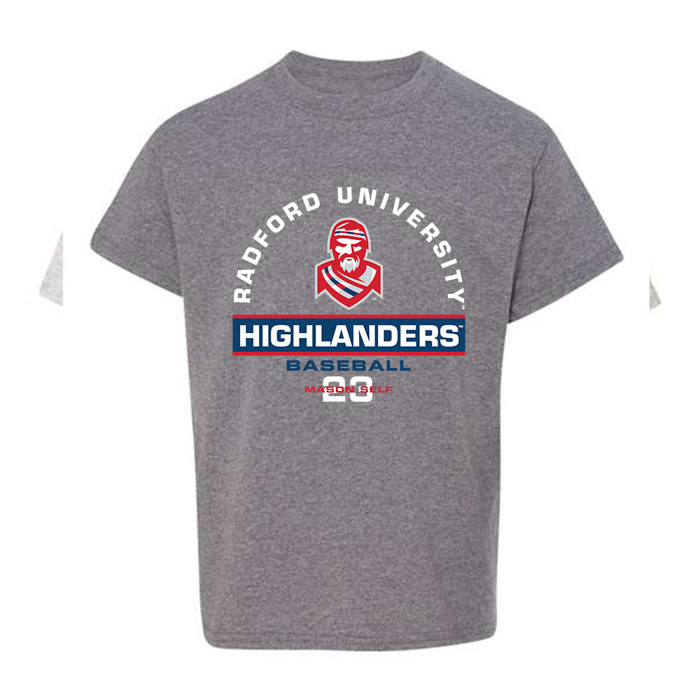 Radford - NCAA Baseball : Mason Self - Classic Fashion Shersey Youth T-Shirt