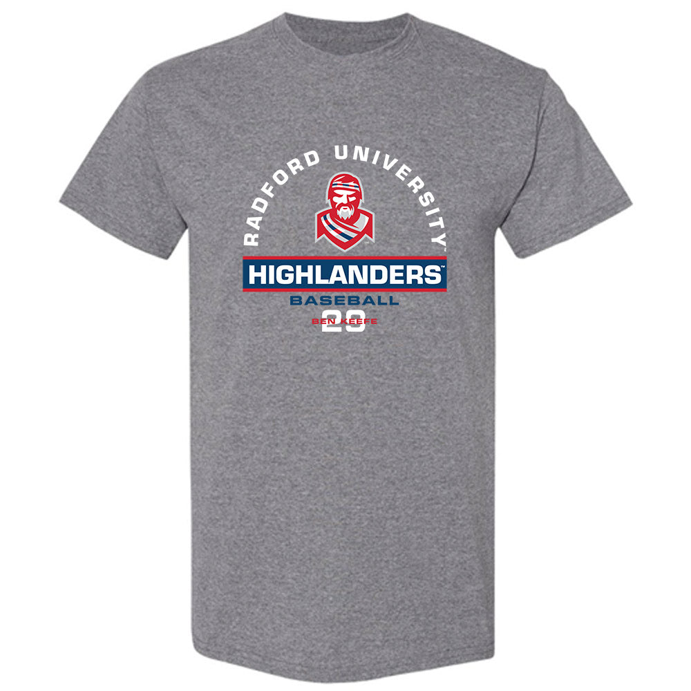 Radford - NCAA Baseball : Ben Keefe - Classic Fashion Shersey T-Shirt-0
