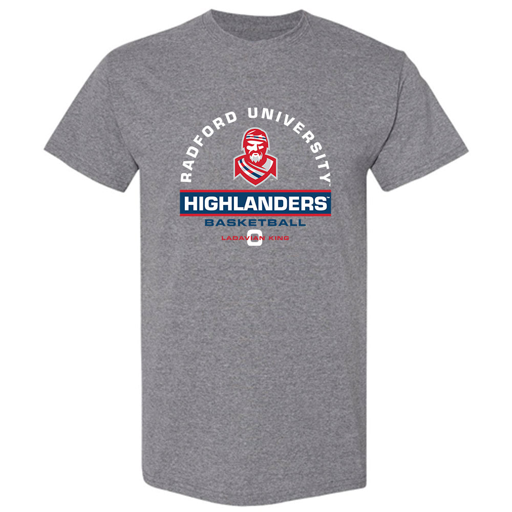 Radford - NCAA Men's Basketball : LaDavian King - Classic Fashion Shersey T-Shirt-0