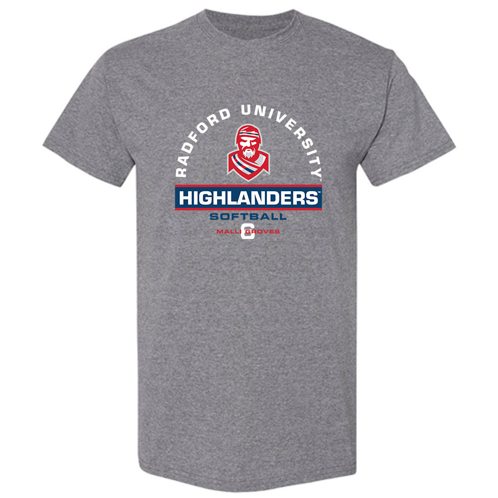 Radford - NCAA Softball : Malli Groves - Classic Fashion Shersey T-Shirt-0