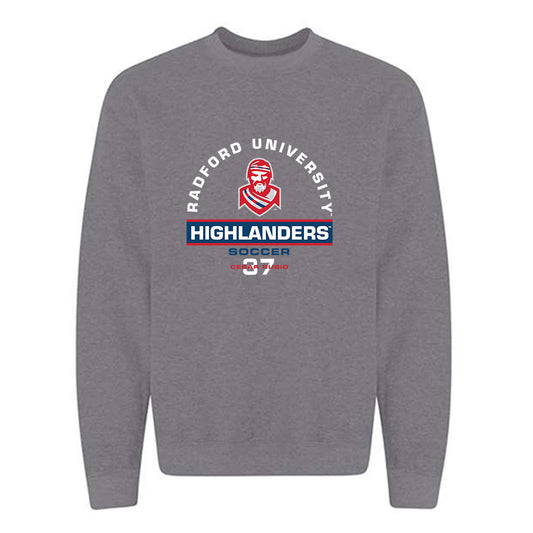 Radford - NCAA Men's Soccer : Cesar Rubio - Classic Fashion Shersey Crewneck Sweatshirt-0