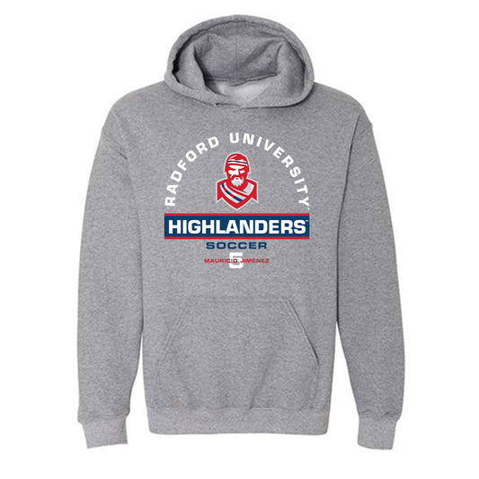 Radford - NCAA Men's Soccer : Mauricio Jimenez - Classic Fashion Shersey Hooded Sweatshirt-0