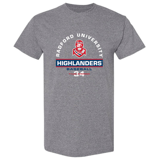 Radford - NCAA Baseball : Tyler Sparrer - Classic Fashion Shersey T-Shirt-0