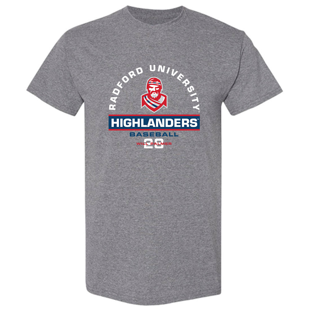 Radford - NCAA Baseball : Will Palmer - Classic Fashion Shersey T-Shirt-0