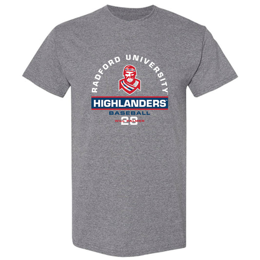 Radford - NCAA Baseball : Will Palmer - Classic Fashion Shersey T-Shirt-0