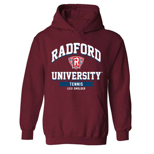 Radford - NCAA Women's Tennis : Lexi Smolder - Classic Fashion Shersey Hooded Sweatshirt