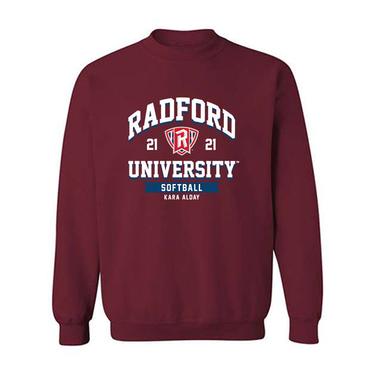 Radford - NCAA Softball : Kara Alday - Classic Fashion Shersey Crewneck Sweatshirt