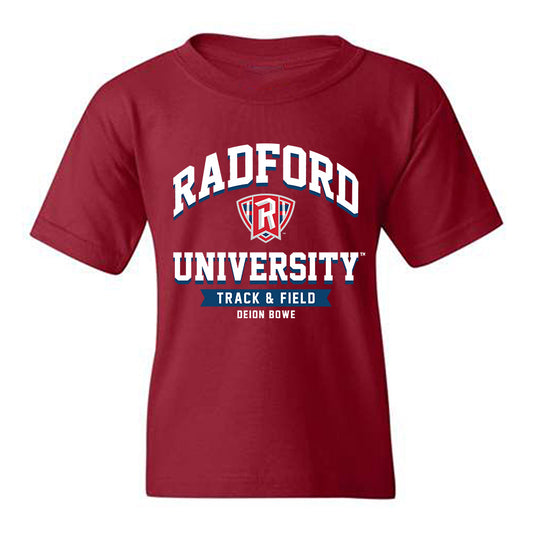 Radford - NCAA Men's Track & Field : Deion Bowe - Classic Fashion Shersey Youth T-Shirt-0