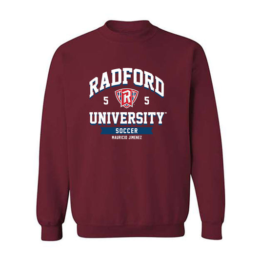Radford - NCAA Men's Soccer : Mauricio Jimenez - Classic Fashion Shersey Crewneck Sweatshirt-0