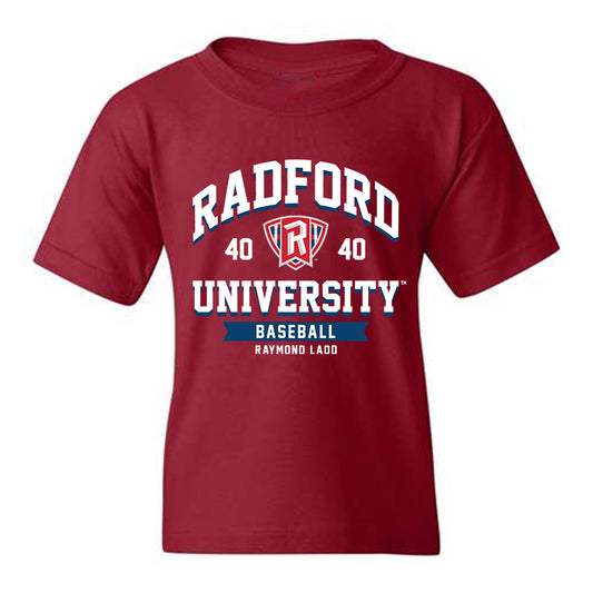 Radford - NCAA Baseball : Raymond Ladd - Classic Fashion Shersey Youth T-Shirt