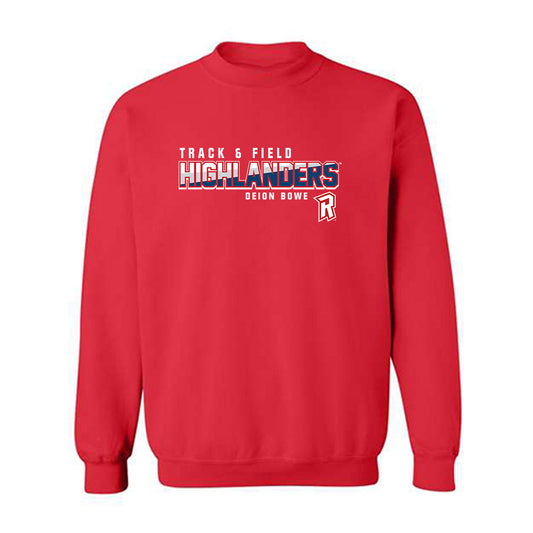 Radford - NCAA Men's Track & Field : Deion Bowe - Classic Fashion Shersey Crewneck Sweatshirt-0