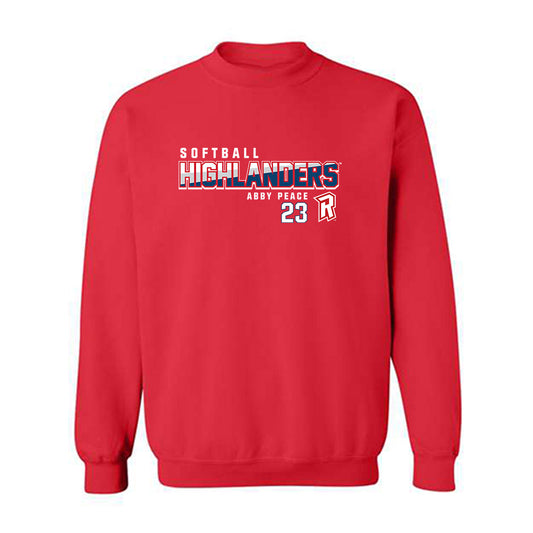 Radford - NCAA Softball : Abby Peace - Classic Fashion Shersey Crewneck Sweatshirt