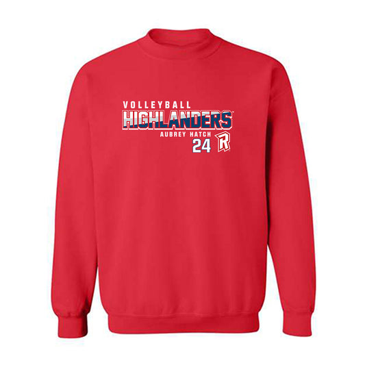 Radford - NCAA Women's Volleyball : Aubrey Hatch - Classic Fashion Shersey Crewneck Sweatshirt-0