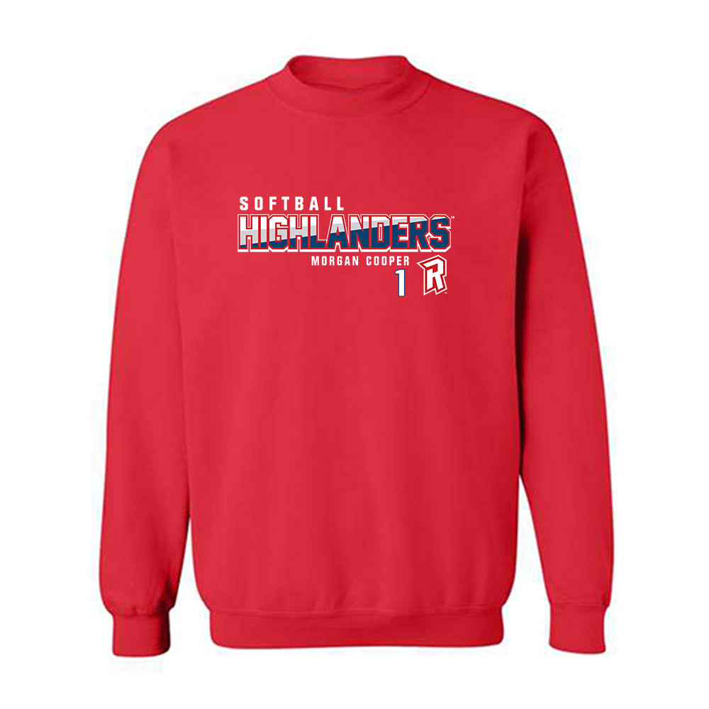 Radford - NCAA Softball : Morgan Cooper - Classic Fashion Shersey Crewneck Sweatshirt
