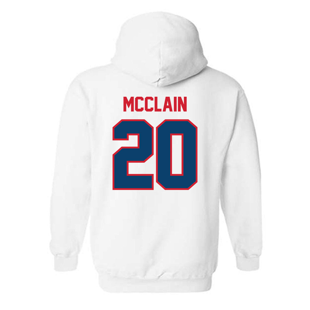 Radford - NCAA Men's Soccer : Carter McClain - Classic Shersey Hooded Sweatshirt-1