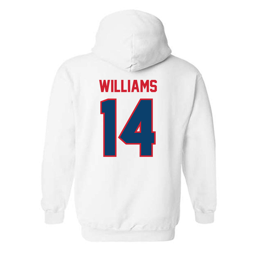 Radford - NCAA Women's Basketball : Lindsee Williams - Classic Shersey Hooded Sweatshirt-1