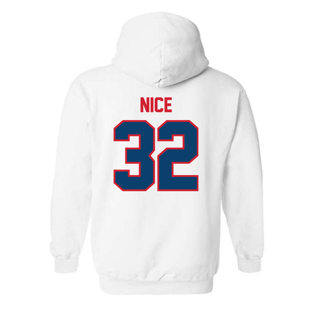 Radford - NCAA Women's Basketball : Angelina Nice - Classic Shersey Hooded Sweatshirt