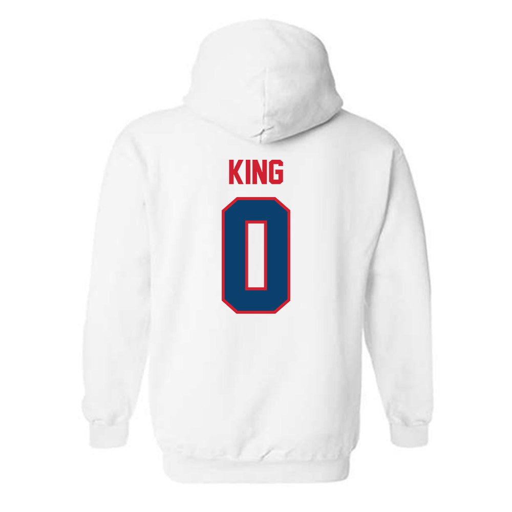 Radford - NCAA Men's Basketball : LaDavian King - Classic Shersey Hooded Sweatshirt-1
